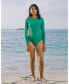 Фото #20 товара Women's Anna Cutout Long Sleeve One Piece Swimsuit