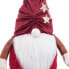 Christmas bauble White Red Sand Fabric Father Christmas 35 cm