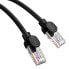 Фото #8 товара Kabel przewód sieciowy Ethernet Cat 5 RJ-45 1000Mb/s skrętka 0.5m czarny