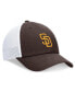 ფოტო #3 პროდუქტის Men's Brown San Diego Padres Club Trucker Adjustable Hat