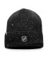 Фото #2 товара Men's Black Carolina Hurricanes Authentic Pro Rink Pinnacle Cuffed Knit Hat