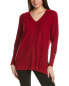 Фото #1 товара Anne Klein Tunic Sweater Women's Red Xs