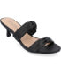 ფოტო #1 პროდუქტის Women's Dyllan Double Strap Kitten Heel Dress Sandals