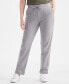 Petite Heathered Mid-Rise Pull-On Fleece Pants, Created for Macy's