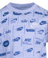 ფოტო #3 პროდუქტის Little Boys All-Over Print T-shirt and Shorts, 2 Piece Set