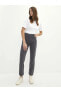 Фото #3 товара Basic Skinny Fit Düz Cep Detaylı Kadın Jean Pantolon