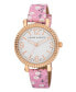 Фото #1 товара Часы Laura Ashley Pink Floral Bezel Watch