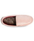 Women's Faux Leather Vivienne Moc Slippers