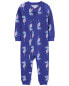 Фото #6 товара Toddler 1-Piece Peacock 100% Snug Fit Cotton Footless Pajamas 3T