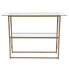 Фото #1 товара Mar Vista Collection Glass Console Table With Matte Gold Frame