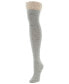 Фото #2 товара Women's Warped Crochet Over The Knee Socks