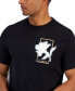 Фото #3 товара Men's Short Sleeve Floral Graphic T-Shirt