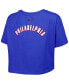 ფოტო #2 პროდუქტის Women's Royal Philadelphia 76ers Classics Boxy T-shirt