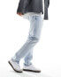 Фото #10 товара Calvin Klein Jeans authentic straight jeans in light wash