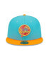 Фото #3 товара Men's Blue, Orange New York Yankees Vice Highlighter 59FIFTY Fitted Hat