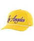 Фото #3 товара Men's Gold Los Angeles Lakers Overhand Logo Hitch Adjustable Hat