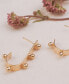 Golden Hook Stud Earrings