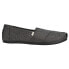 Фото #1 товара TOMS Alpargata Jacquard Slip On Womens Black Flats Casual 10016703T