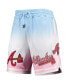 Фото #3 товара Men's Blue, Pink Atlanta Braves Team Logo Pro Ombre Shorts