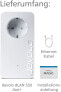 Devolo dLAN 500 Wireless+ (500 Mbit/s, WiFi repeater, power line) white