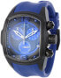 Фото #1 товара Invicta Men's 6729 Lupah Collection Chronograph Black Ion-Plated Royal Blue R...