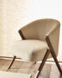 Фото #8 товара Upholstered bouclé armchair