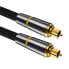 Фото #1 товара Optyczny kabel przewód audio cyfrowy światłowód Toslink SPDIF 3m czarny