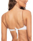 Фото #2 товара Women's Contrast Detail Underwire Bikini Top
