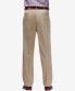 Фото #2 товара Men's Premium No Iron Khaki Classic Fit Flat Front Hidden Expandable Waist Pant