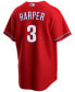 ფოტო #1 პროდუქტის Men's Bryce Harper Philadelphia Phillies Official Player Replica Jersey