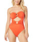 Фото #1 товара Women's Convertible Bandeau One-Piece Swimsuit