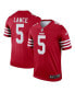Фото #2 товара Men's Trey Lance Scarlet San Francisco 49ers Legend Jersey