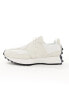 New Balance 327 trainers in white and beige