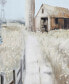 Canvas Barn Landscape Framed Wall Art with Silver-Tone Frame, 32" x 2" x 48"
