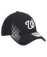 Фото #3 товара Men's Black Washington Nationals Active Dash Mark 39THIRTY Flex Hat