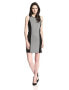 Фото #1 товара Kensie Women's Sleeveless Shift Dress Black Gray Size XL