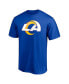 Фото #3 товара Men's Matthew Stafford Royal Los Angeles Rams Player Icon T-shirt