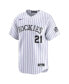 Фото #2 товара Men's Kyle Freeland White Colorado Rockies Home Limited Player Jersey