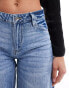 Фото #5 товара Pimkie mid rise baggy ripped jeans in light blue wash