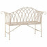 Bench Alexandra House Living White Iron 50 x 88 x 110 cm