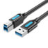Фото #1 товара USB-кабель Vention COOBF Чёрный 1 m (1 штук)