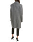 Фото #2 товара Michael Kors Collection Reefer Slit Sleeve Wool Coat Women's