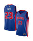 Men's and Women's Jaden Ivey Blue Detroit Pistons 2022 NBA Draft First Round Pick Swingman Jersey - Icon Edition