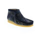 Фото #2 товара Clarks Wallabee Boot 26162546 Mens Blue Suede Lace Up Chukkas Boots