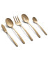 Фото #2 товара Beacon Gold Satin 45-Piece Flatware Set, Service for 8