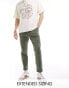 Фото #1 товара ASOS DESIGN tapered washed chino in khaki