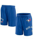 ფოტო #2 პროდუქტის Men's Royal Toronto Blue Jays Clincher Mesh Shorts
