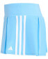 ფოტო #4 პროდუქტის Big Girls Detached Waistband 3-Stripes Pleated Stretch Woven Skort