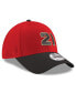 Фото #3 товара Men's Scarlet, Black Wood Brothers Racing 9FORTY Snapback Adjustable Hat