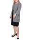 ფოტო #5 პროდუქტის Plus Size 2 Piece Jacket and Dress Set